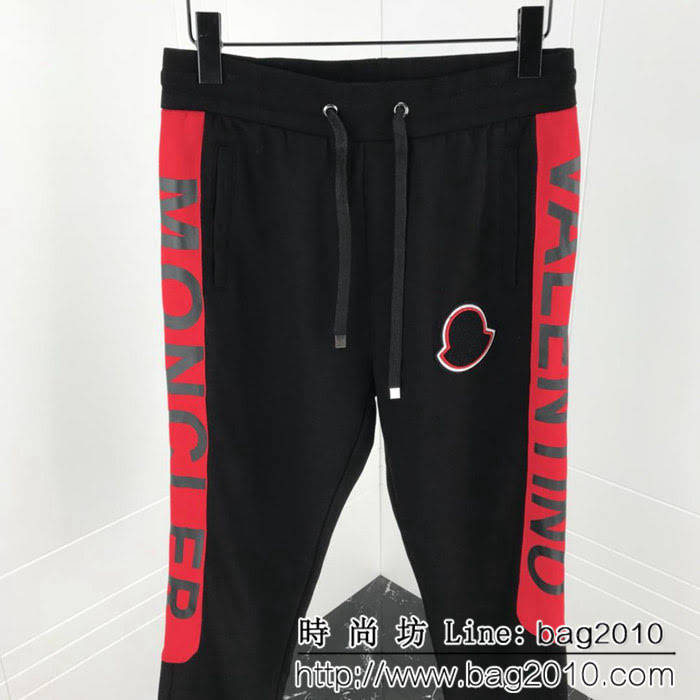 MONCLER蒙口 X Valen聯名款 18秋冬新款 蒙口大logo裝飾衛褲 ydi1182